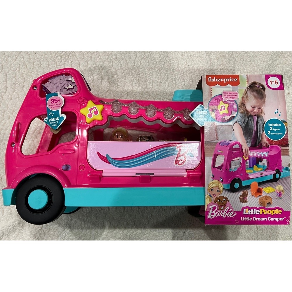 Fisher Price Little People Barbie Little Dreamcamperโ RV Playset NEW NIB